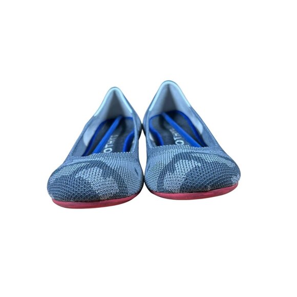 Rothy's The Flat Slip-On Shoes Women's Size 7 in Retired Gray Camo - Picture 4 of 10